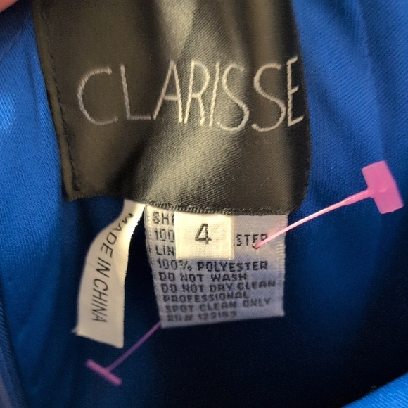 Clarisse Royal Blue Backless Dress - Picture 8 of 8